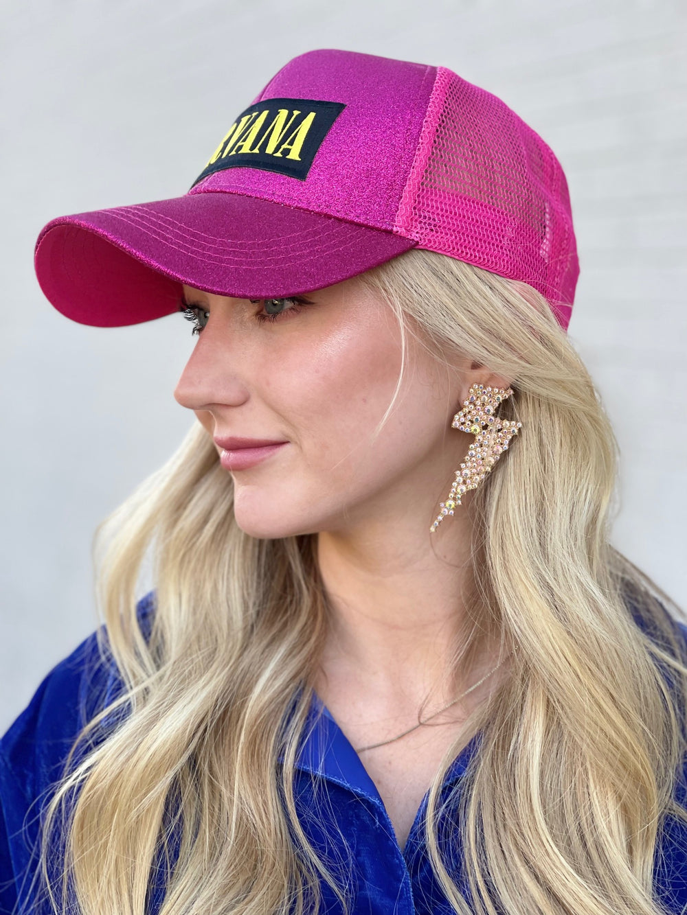 Rhinestone Bolt Earrings