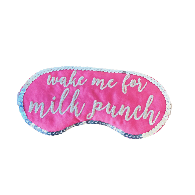 Wake Me for Milk Punch Sleep Mask